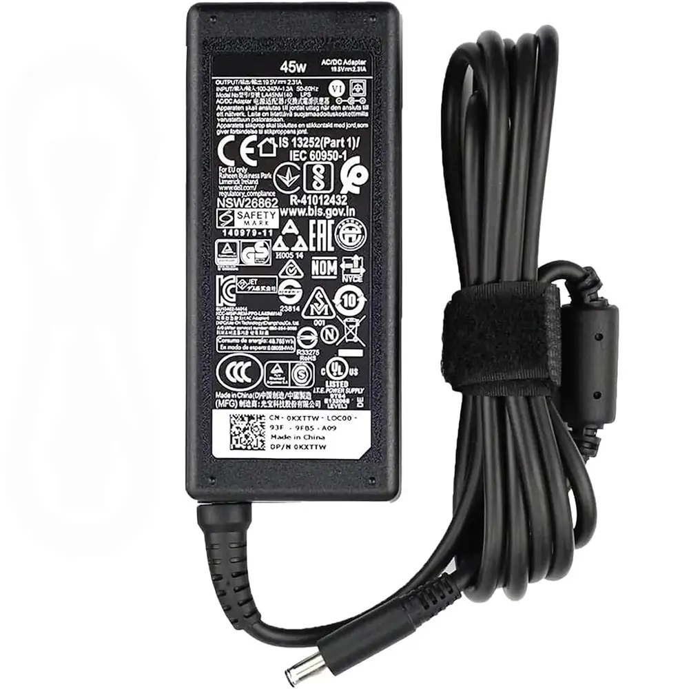Dell Laptop Adaptor Original 45w | 19v/2.31a | 4.5mm x 3.0mm | Small Pin (Box Seal Opened for Serial No) (No Power Cable Included) view 2